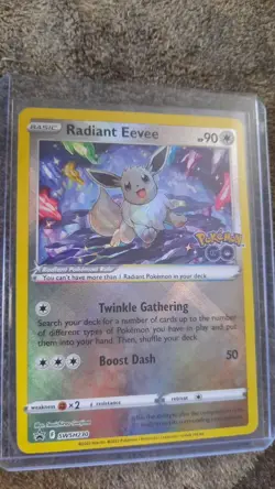 Radiant Eevee SWSH230 SWSH: Sword & Shield Promo Cards Holo - Image 1