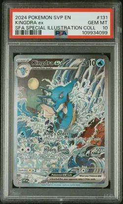 Kingdra ex 131 Sv: Scarlet & Violet Promo Cards Holo PSA 10 - Image 1