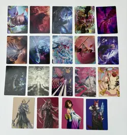 Magic The Gathering: Final Fantasy 20 Card Lot(5 Character Cards) &Art cards. NM - Image 4