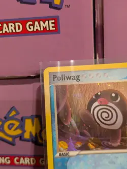 Poliwag 67/115 Reverse Holo Pokemon Card Stamped EX Unseen Forces TCG Line NM - Image 2