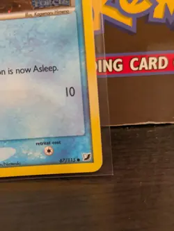 Poliwag 67/115 Reverse Holo Pokemon Card Stamped EX Unseen Forces TCG Line NM - Image 4
