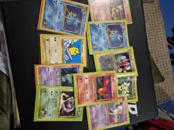 Pokemon Cards Binder Collection Hundreds of Cards Vintage - Image 1