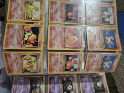 Pokemon Cards Binder Collection Hundreds of Cards Vintage - Image 2
