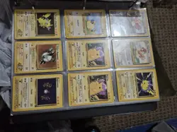 Pokemon Cards Binder Collection Hundreds of Cards Vintage - Image 5