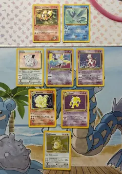 Vintage Pokemon Card Lot Wotc Holo Etc Mew Mewtwo Ninetales Articuno - Image 1