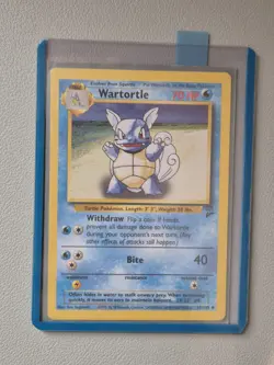 Pokemon TCG Wartortle Card 63/130 Non-Holo, Base Set 2 NM/MT - Image 1