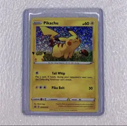 Pikachu 25th Anniversary Card SWSH039 HOLO Promo Pokemon General Mills PACK FRSH - Image 1
