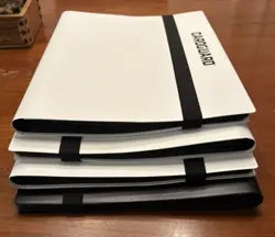 CardGuard Trading Card Binder Lot Of 4, 9 Pocket Double Sided Cloth Pages - Image 1