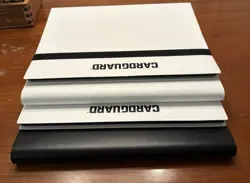 CardGuard Trading Card Binder Lot Of 4, 9 Pocket Double Sided Cloth Pages - Image 3