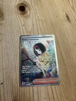 Pokemon TCG Erika's Invitation Scarlet & Violet Holo Card 203/165 NM 151 - Image 3