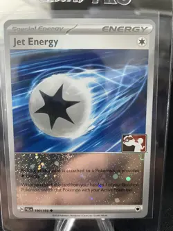 Pokemon Card Jet Energy HOLO Prize Pack 4 Promo (190) Paldea Evolved NM - Image 1