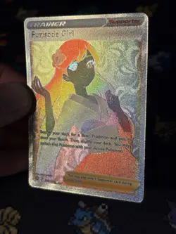 Pokemon Cards Furisode Girl 205/195 Rainbow Secret Rare Silver Tempest - (NM) - Image 3