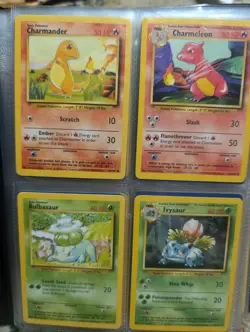 Binder With 80 Different Pokemon Cards Base And Jungle Only Old Vintage - Image 1