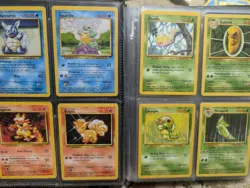 Binder With 80 Different Pokemon Cards Base And Jungle Only Old Vintage - Image 2