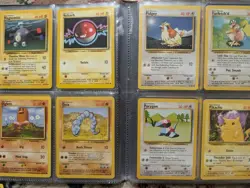 Binder With 80 Different Pokemon Cards Base And Jungle Only Old Vintage - Image 5