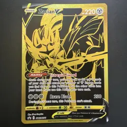 Zacian V SWSH076 Pokemon Card TCG Sword & Shield Promo Cards Holo - Image 1