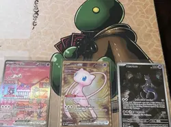 Pokemon 151 Ultra-Premium Collection Promo Card Set Mew Mewtwo - Image 1