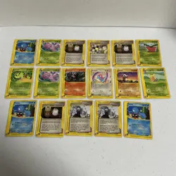 Pokemon TCG: Aquapolis Non Holo Lot - 17 Card Lot - Image 1