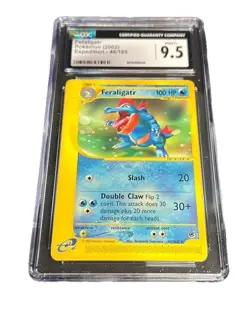 2002 Feraligatr 46/165 Expedition series Pokemon Card CGC 9.5 graded vintage - Image 1