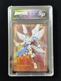 Digimon Adventure 02 The Beginning Angemon DM-SP11 Encapsulated Holo Card -J12 - Image 1