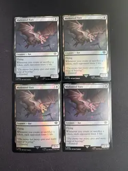 MIRKWOOD BATS X4 - FOIL - The Lord Of The Rings Magic MTG - MINT CARD - Image 1