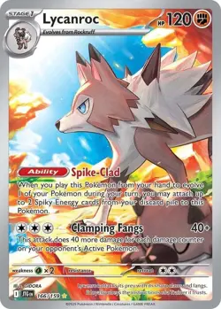 🪨 Lycanroc 166/159 Journey Together - Full Art Secret Rare Pokemon Card - NM - Image 1