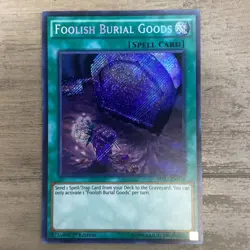 🌌 Foolish Burial Goods MP17-EN218 Secret Rare 1st Ed Yu-Gi-Oh! NM - Image 1
