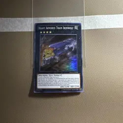 Yugioh! 1x Heavy Armored Train Ironwolf RATE-EN050 Super Rare Unlimited Ed NM - Image 1