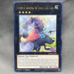 Yugioh Number 41: Bagooska the Terribly Tired Tapir VASM-EN044 Valiant Smashers - Image 1
