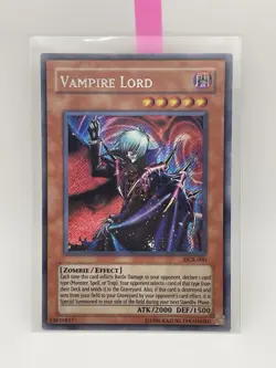 💎Vampire Lord DCR-000 - Yu-Gi-Oh! Dark Crisis - Secret Rare - Pack Fresh - Image 1