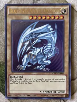 YuGiOh BLUE-EYES WHITE DRAGON Ultra Rare Limited Edition CT13-EN008 - Image 2