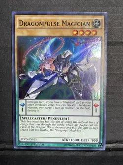 Yugioh - Dragonpulse Magician - PEVO-EN013 - 1st Ed. - Super Rare - NM - Image 1