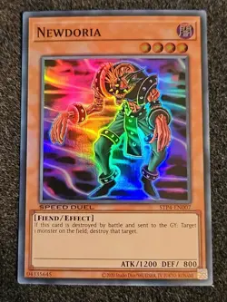Speed Duel YU-GI-OH! Newdoria- STP4-EN007 Near Mint Super Rare - Image 1