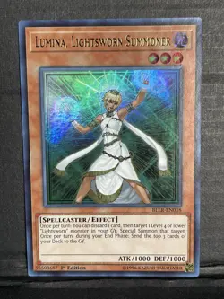 YuGiOh - Lumina, Lightsworn Summoner - BLLR-EN038 - Ultra Rare - 1st Ed. - NM - Image 1