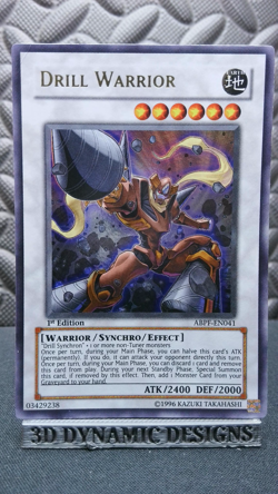 | Yugioh Drill Warrior ABPF-EN041 1st Edition Ultra Rare Absolute Power LP 🔥 | - Image 1