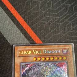 YUGIOH Clear Vice Dragon STARDUST OVERDRIVE SOVR-EN098 Secret Rare - Image 4