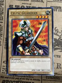 Yugioh Celtic Guardian MIL1-EN026 Rare 1st Ed. LP - Image 1
