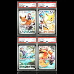 PSA 10 Eevee Vaporeon Jolteon Flareon CHR Set 2021 Pokemon Card Japanese - Image 1