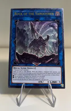 Yu-Gi-Oh! Rock Of The Vanquisher Ultimate Rare OP24-EN002 NM - Image 1