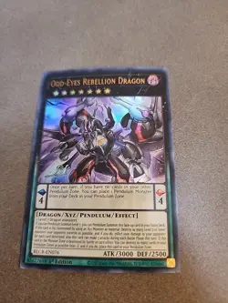 Yugioh! Odd-Eyes Rebellion Dragon - BLCR-EN076 - Ultra Rare - 1st Edition Near M - Image 1