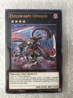 YuGiOh Evilswarm Ophion - DUSA-EN090 - Ultra Rare 1st Ed. - Image 1