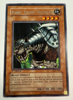 Yu-Gi-Oh! KING TIGER WANGHU - PGF-004 - RARE 1st Edition - VLP - Image 1