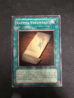 Last Will Spanish SDY-039 BIY-S039 Common Light Play Yugioh Trading Card Game - Image 1