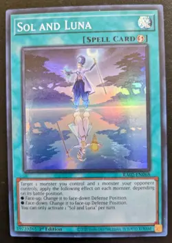 Sol And Luna RA02-EN068 1st Edition Super Rare Rarity Collection II Yu-Gi-Oh! - Image 1