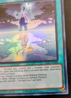 Sol And Luna RA02-EN068 1st Edition Super Rare Rarity Collection II Yu-Gi-Oh! - Image 5