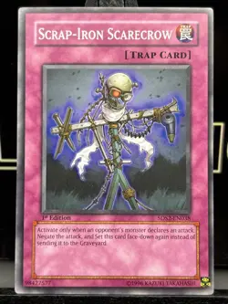Yugioh Scrap-Iron Scarecrow 5DS2-EN038 Yu-Gi-Oh! Non Holo Trap Card 1st Edition - Image 3