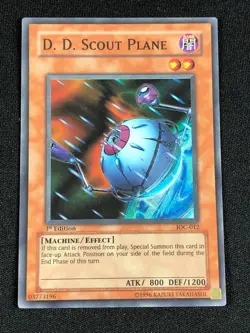 YUGIOH D.D. SCOUT PLANE IOC-012 1ST SUPER (NM) - Image 1