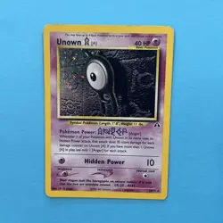 Unown [A] 14/75 Neo Discovery-Unlimited Edition Holo - Pokemon Card - Image 2