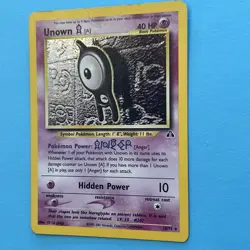 Unown [A] 14/75 Neo Discovery-Unlimited Edition Holo - Pokemon Card - Image 3