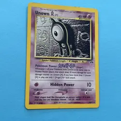 Unown [A] 14/75 Neo Discovery-Unlimited Edition Holo - Pokemon Card - Image 4